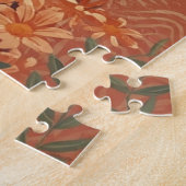 Echoes der Sonne – Träumerische goldene Landschaft Puzzle (Seite)