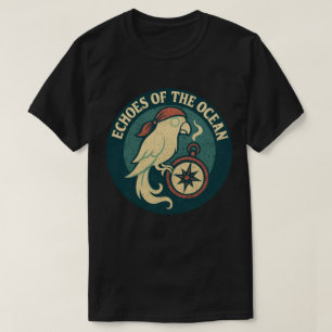Echoes des Ozean-Piratenpappageien T-Shirt