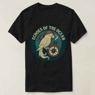 Echoes des Ozean-Piratenpappageien T-Shirt