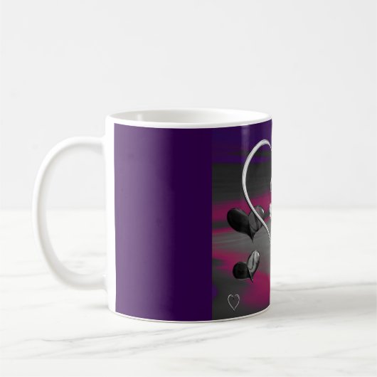 Echoes einer Metallischen Romantik Kaffeetasse (Links)