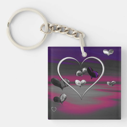 Echoes einer Metallischen Romantik Schlüsselanhänger (Vorderseite)