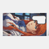 Echoes in Linienkonturen von Emotion Gerahmt Whisp Samsung Galaxy Hülle (Rückseite (Horizontal))