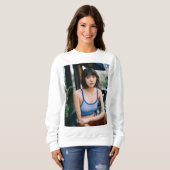 Echoes in Linienkonturen von Emotion Gerahmt Whisp Sweatshirt (Vorne ganz)