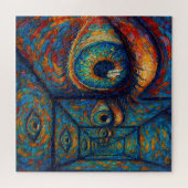 "Echoes in the Iris" - Ein surreales Portrait Puzzle (Horizontal)