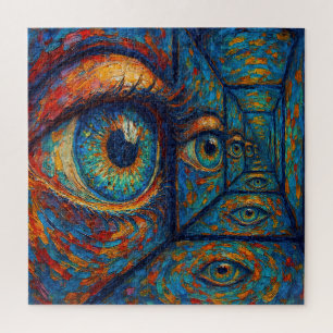 "Echoes in the Iris" - Ein surreales Portrait Puzzle