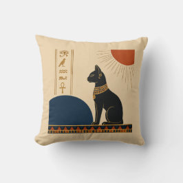 Echoes Nile Ägyptische Bastet Kissen