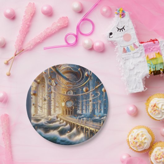 Echoes of '73: The Chronos Ocean's Labyrinth Pappteller (Party)