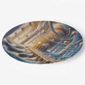 Echoes of '73: The Chronos Ocean's Labyrinth Pappteller (Schrägansicht)