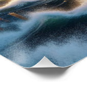 Echoes of '73: The Chronos Ocean's Labyrinth Poster (Ecke)