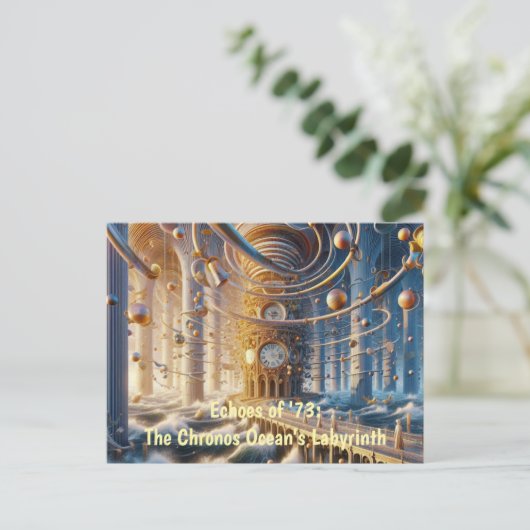 Echoes of '73: The Chronos Ocean's Labyrinth Postkarte (Stehend Vorderseite)