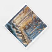 Echoes of '73: The Chronos Ocean's Labyrinth Serviette (Ecke)