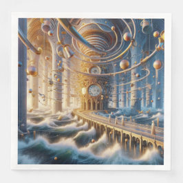 Echoes of '73: The Chronos Ocean's Labyrinth Serviette