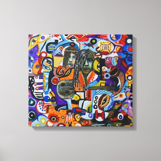 Echoes of a Face Leinwanddruck (Vorderseite)