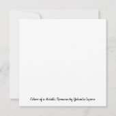 Echoes of a Metallic Romance Card (Rückseite)