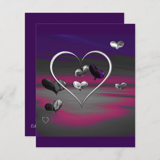 Echoes of a Metallic Romance Paper Sheet (Vorne/Hinten)