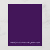 Echoes of a Metallic Romance Paper Sheet (Rückseite)