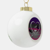 Echoes of a Metallic Romance Snowflake Ornament (Links)