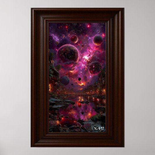 Echoes of a Shattered Universe Poster (Vorne)