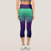 Echoes of Amethyst Tide Capri Leggings (Rückseite)