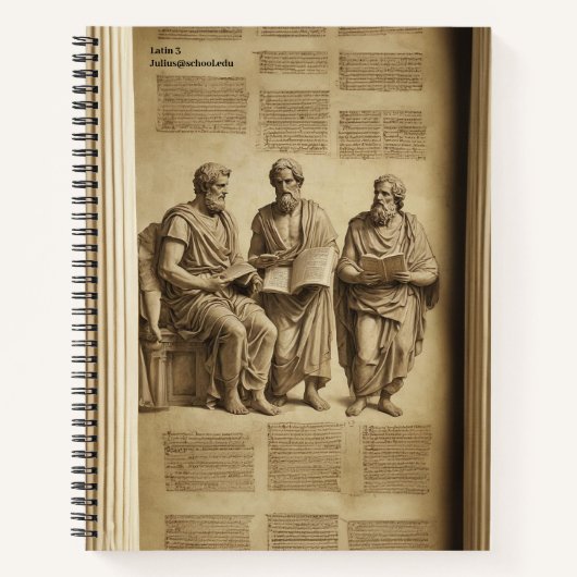 Echoes of Ancient Rome: Latein Notizblock (Vorderseite)