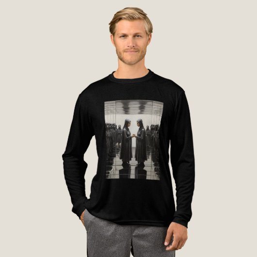 Echoes of Devotion/Artistic Long Sleeve Tee (Volle Vorderseite)