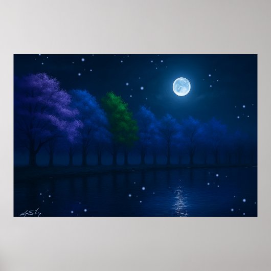 Echoes of Dusk Landscape Poster (Vorne)