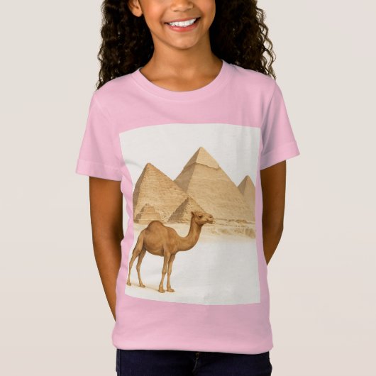 Echoes of Egypt: Kamel durch die Pyramiden, Pyrami T-Shirt (Vorderseite)