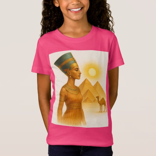 Echoes of Egypt: Kamel durch die Pyramiden, Pyrami T-Shirt (Vorderseite)