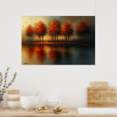 Echoes of Emberlight Landscape Poster (Küche)