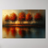 Echoes of Emberlight Landscape Poster (Vorne)