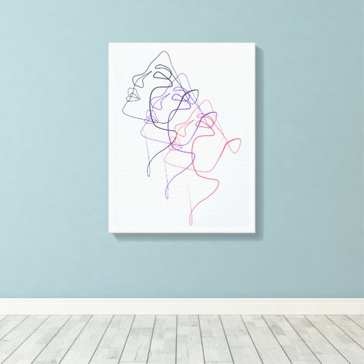 Echoes of Emotion Canvas Print Leinwanddruck (Insitu (Holzboden))