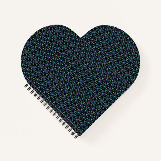 Echoes of Eternity Heart Shaped Notebook Notizblock (Vorderseite)