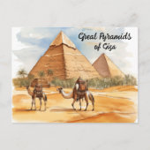Echoes of Eternity: Wächter der Gizeh-Sande Postkarte (Vorderseite)