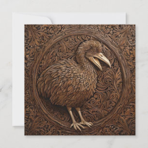 "Echoes of Extinction: Dodo Wood Art" Save The Date
