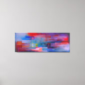 "Echoes of Geometry" Moderne Abstrakte Kunst Leinwanddruck (Vorderseite)