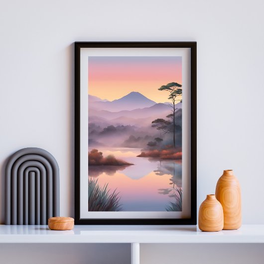 Echoes of Light - Dreamy Monte Brè Poster