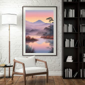 Echoes of Light - Dreamy Monte Brè Poster