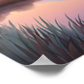 Echoes of Light - Dreamy Monte Brè Poster (Ecke)