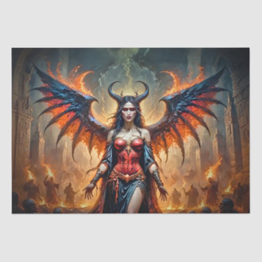 Echoes of Lilith Decoupage Seidenpapier (Vorderseite)