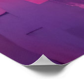 Echoes of Magenta Poster (Ecke)