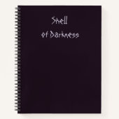 ECHOES OF SHATTERED SHADOWS Shell of Darkness Notizblock (Vorderseite)