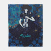 Echoes of Silence: A Violin’s Song of Healing Fleecedecke (Vorderseite)