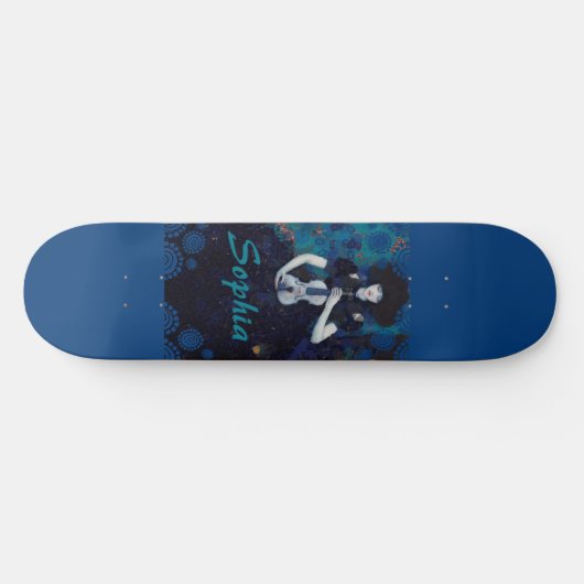 Echoes of Silence: A Violin’s Song of Healing Skateboard (Horizontal)