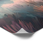 Echoes of Stillness - Misty Monte Lago Maggiore Poster (Ecke)