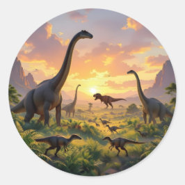 Echoes Of The Ancient World -  Runder Aufkleber