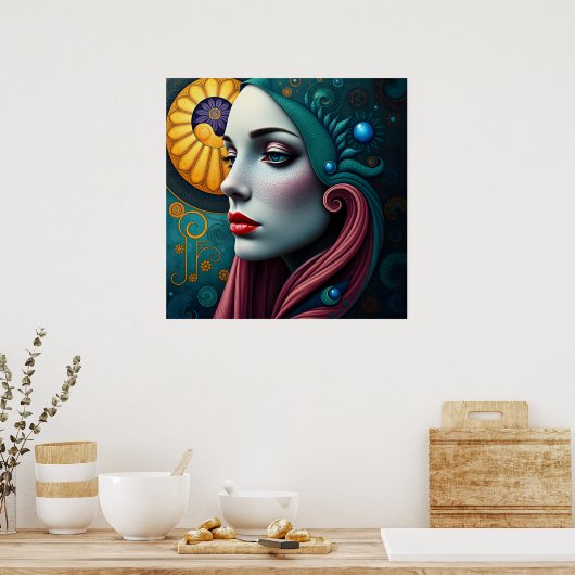 Echoes of the Cosmo Poster (Küche)