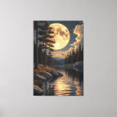 Echoes of the Golden Moon Leinwanddruck (Vorderseite)