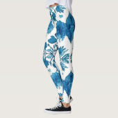 Echoes of the Groovy: Boho Wasserfarbmuster Leggings (Links)