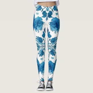 Echoes of the Groovy: Boho Wasserfarbmuster Leggings
