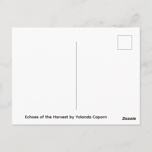 Echoes of the Harvest Postkarte (Rückseite)